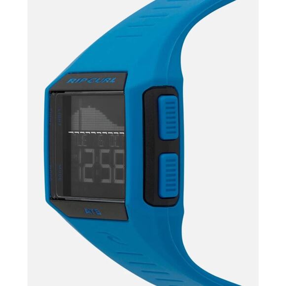 Rip Curl Unisex Rifles Midsize Surf Tide 35mm Watch in Marine Blue - Picture 2 of 4